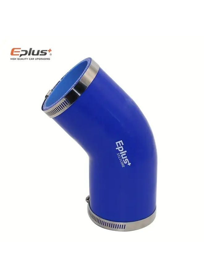 EPlus 45 درجة كوع سيليكون خرطوم أسود 1 18 بوصة مقاومة للحرارة العالية توربو شاحن أنبوب المبرد - Image 4